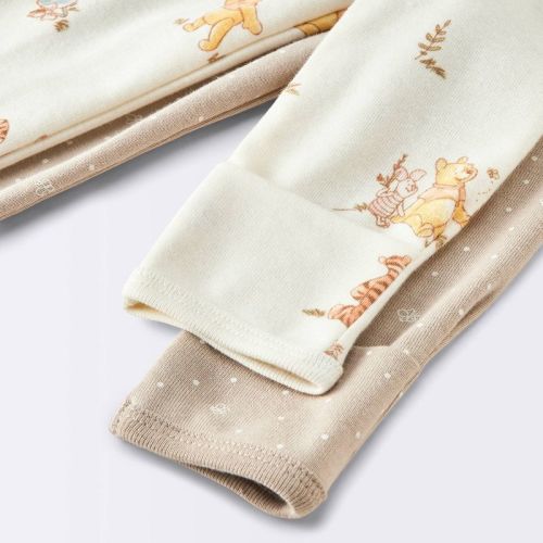 Baby 2pk Winnie the Pooh Long Sleeve Sleep N' Play Pajama - Cloud Island™ 3-6M