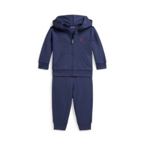 Baby Boys' Full-Zip Hoodie & Pants, 2-Piece Set