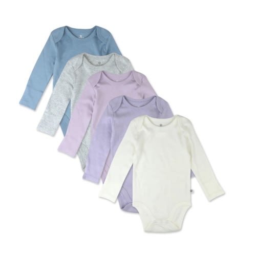 5-Pack Organic Cotton Long Sleeve Bodysuits | Honest Baby Clothing