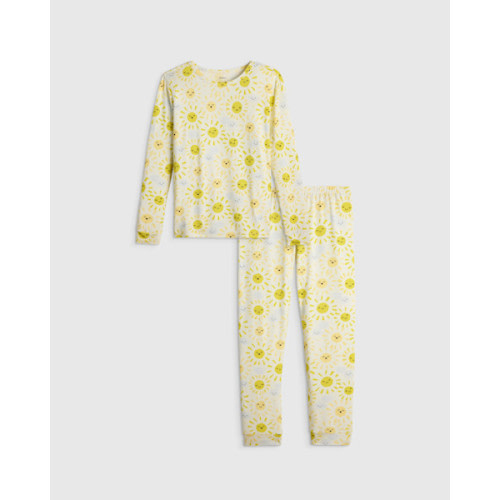 Bamboo Long Sleeve and Pant Pajama Set - Toddler in Glow in the Dark Ghosts