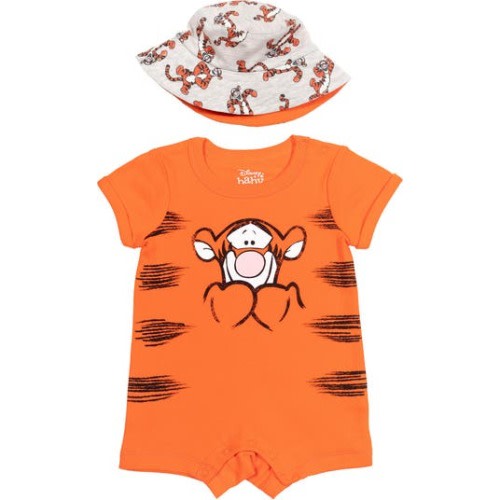 Winnie the Pooh 2-Piece Romper and Bucket Hat Set