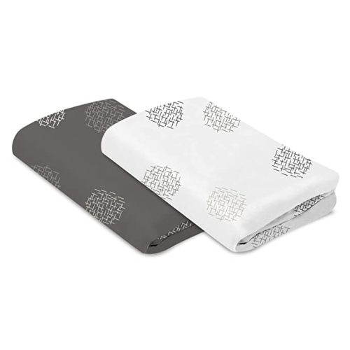 4moms Breeze Playard Sheets, Machine Washable and 100% Cotton, White