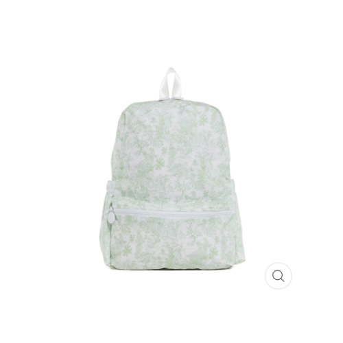 Backpack - Bunny Toile Green