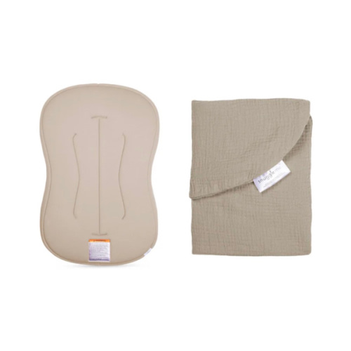 Lounger Curve + Muslin Cover Set | Birch