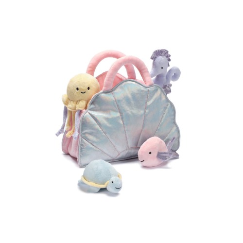 Interactive Aquatic/Sea Shell Plush with Stuffed Animal Toys