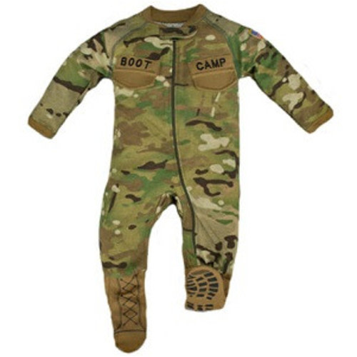 Multicam Baby Boys Boot Camp Camo Crawler