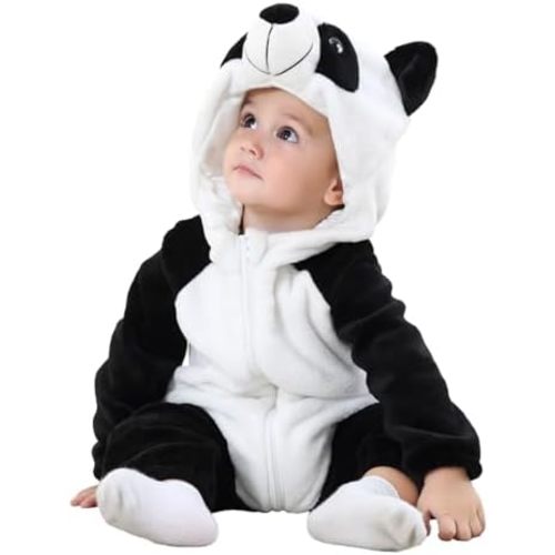 Unisex Baby Costume,Baby Flannel Animal Halloween Onesie Costume Home Clothing