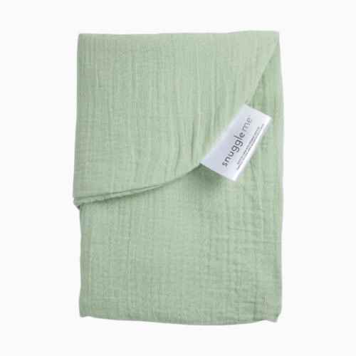 Snuggle Me Organic Infant Lounger Muslin Cover - Sage