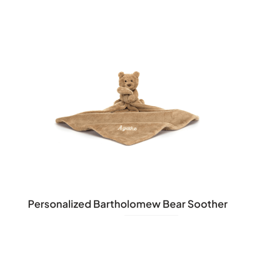 Personalized Bartholomew Bear Soother
