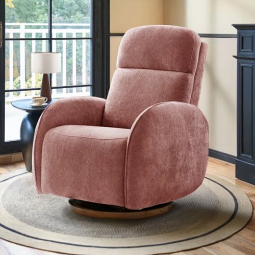 AllModern Taye Cuddle 32.25" Modern Swivel Glider Power Recliner with Electric Headrest and Lumbar Support & Reviews | Wayfair