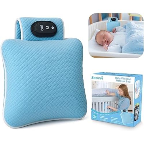 Baby Vibrating Soother,Baby Patter for Sleep,Rechargeable Baby Sleep Soother Pad with 3 Vibration Modes & 90M Timer - Portable Vibration Mattress for Crib, Bassinet, and Travel Stroller