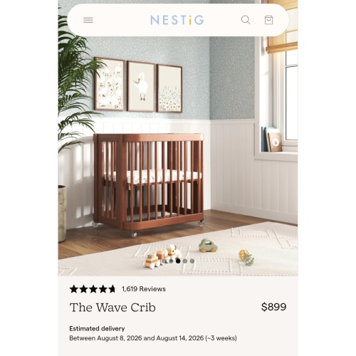 Nestig Digital Gift Card - towards Crib!