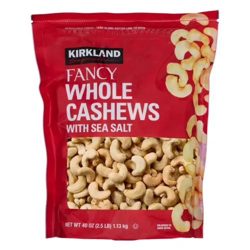 Kirkland Signature Fancy Whole Cashews, 2.5 lbs | Costco