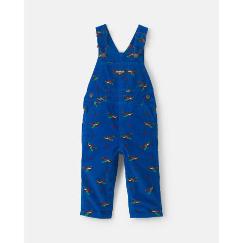 Baby Boy Plane Corduroy Overalls - Blue - OshKosh B'gosh | Carter's