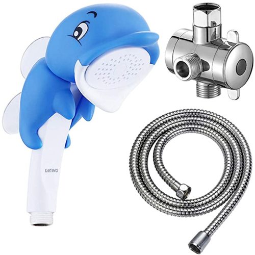 KAIYING Kids Toddler Handheld Shower Head Attachment for Baby Bath