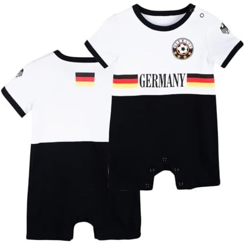 Cnins Soccer Baby Clothes - Matching Family Rompers 0-24M | Unisex Gifts for Futbol Game Days & Photo Shoots
