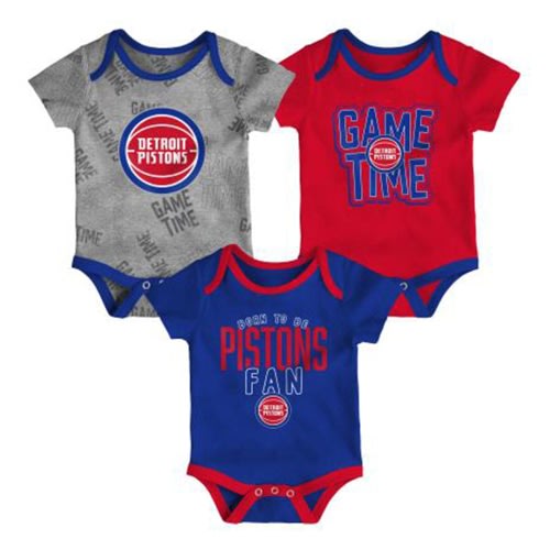 Infant Detroit Pistons Outerstuff 3-Pack Onesie | Pistons 313 Shop
