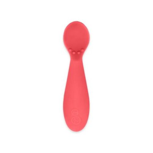ezpz Tiny Spoons in Coral (Set of 2) - CORAL - INFANT FEEDING SPOON