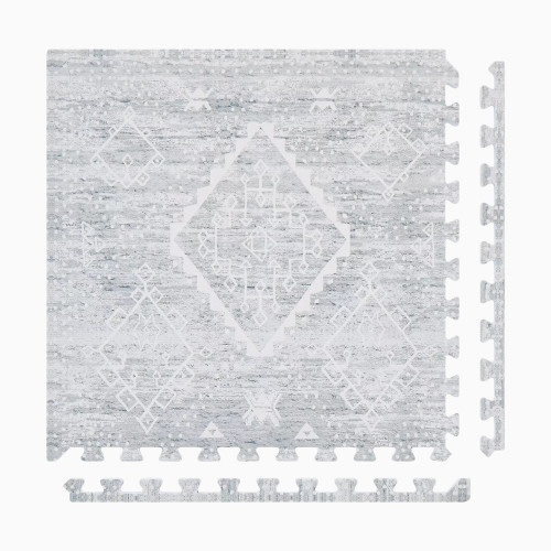 House of Noa Little Nomad Play Mat l Ula - Gray, 4X8