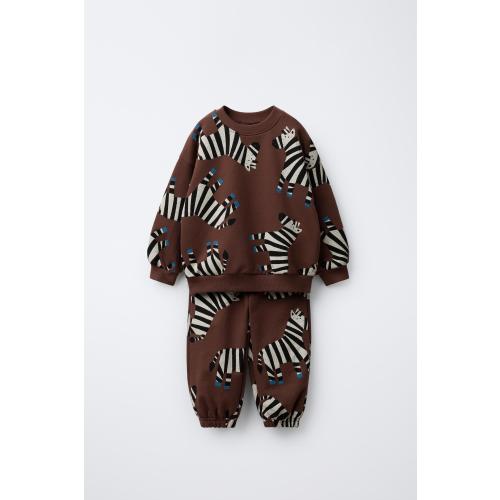 ZARA ZEBRA JOGGING SET - 1.5 yrs