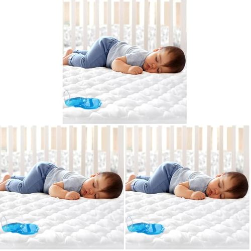 Crib Mattress Protector Sheets Fitted Waterproof Crib Mattress Pad Cover