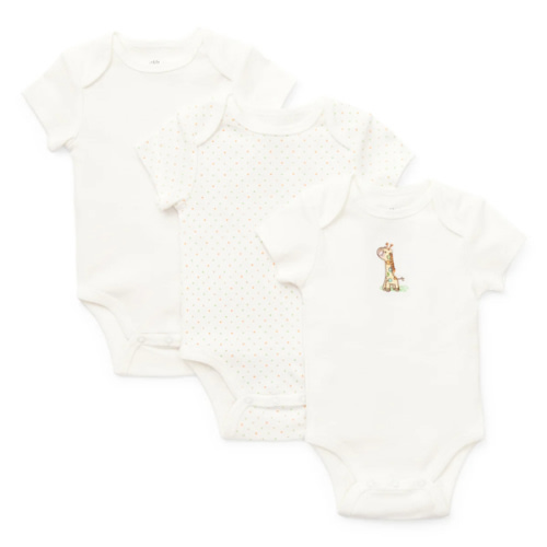 Giraffe 3-Pack Bodysuits