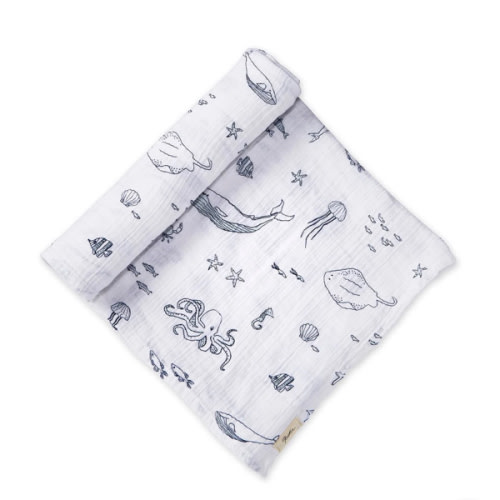 Organic Cotton Muslin Swaddle