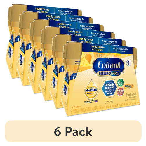 (6 pack) Enfamil Neuro Pro Brain Support Liquid Baby Formula,8 fl oz