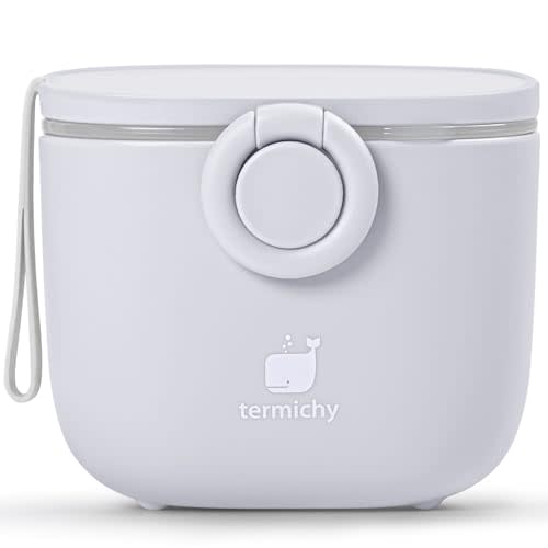 Termichy Baby Formula Dispenser, Portable Milk Powder Dispenser Container with Carry Handle and Scoop for Travel Outdoor Activities with Baby Infant, 8.8OZ, 0.55LB, 250g, 500ml