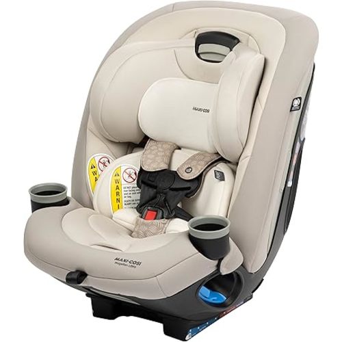 Maxi-Cosi Magellan LiftFit Convertible Car Seat, 5-in-1, Converts from Rear Facing Car Seat to Forward Facing Car Seat and Booster Car Seat, (5-100 lbs), From Birth to 10 Years, Topia Tan