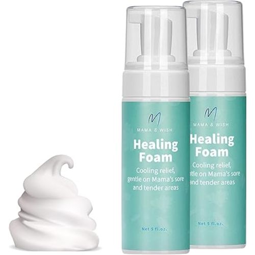 Witch Hazel Spray | Perineal Spray Postpartum Essentials Foam | Postpartum Spray - Perineal Healing Foam for Post Partum Care and Recovery an Essential for Labor (2 Pack)