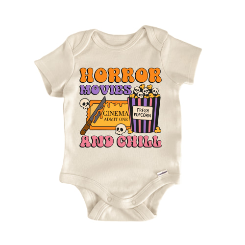 Horror Movie Halloween Newborn Baby Bodysuit