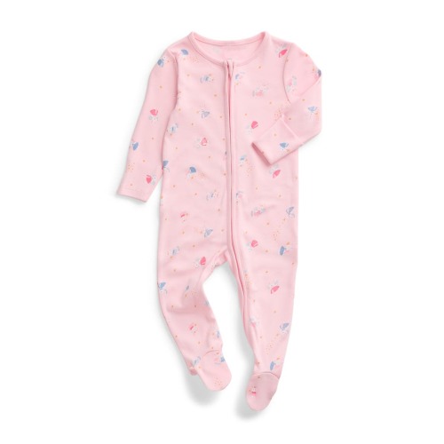 Print Two Way Zip Up Sleepsuit