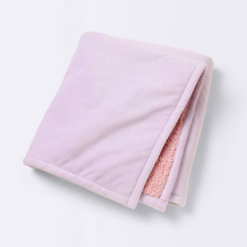 Micromink Shearling Blanket - Lavender - Cloud Island™
