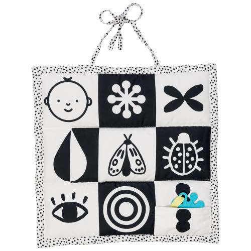 Wimmer 3-in-1 Play Mat, Infant Tummy Time and Travel Toy by Manhattan Toy