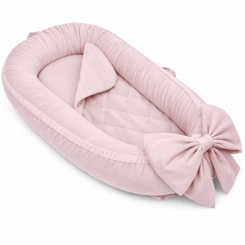 Baby Lounger, Infant Lounger for Newborn,Portable Baby Nest Cover Breathable & Soft, Newborn Essentials