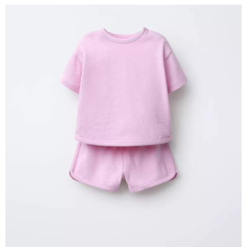 FLAME T-SHIRT AND BERMUDA SET - Pink | ZARA United States