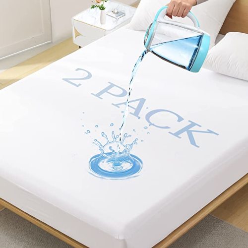 2 Pack Twin Size Premium Waterproof Mattress Protector