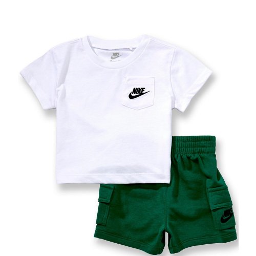 Nike Baby Boys Short Sleeve Sportswear Pocket Tee & French Terry Shorts 2-Piece Set