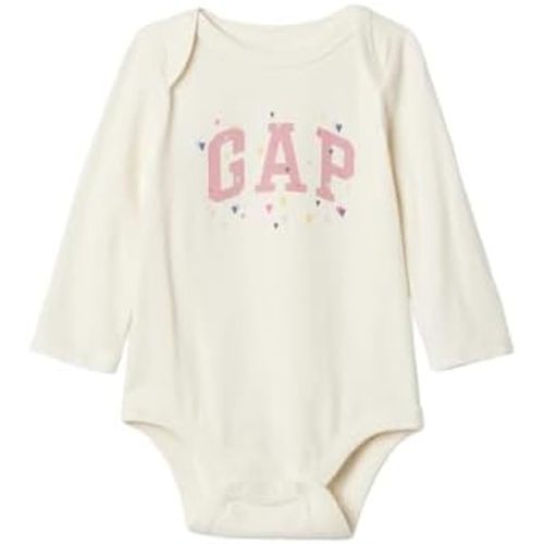 GAP boys Long Sleeve Logo Bodysuit