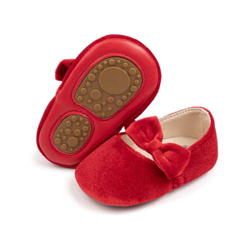 HsdsBebe Baby Girls Dress Shoes Infant Mary Jane Bowknot Soft Sole Shoes for Newborn First Walker
