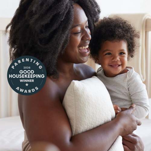 Organic Toddler Pillow | Avocado Green Mattress