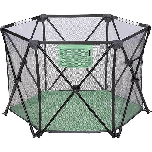 Baby Trend Play Zone Pop-up Play Pen, Playful Green