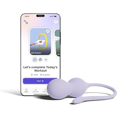 Care + | Pelvic Floor Exerciser with App | Kegel Trainer | Strengthen Your Pelvic Floor, get Better Bladder Control, Stronger Pelvic Support