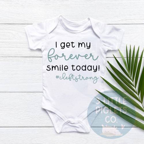 Cleft Lip and Palate Onesie® Forever Smile Cleft Lip Onesie® Cleft Baby Surgery Cleft Surgery Cleft Lip Surgery Cleft Onesie® Cleft Gift