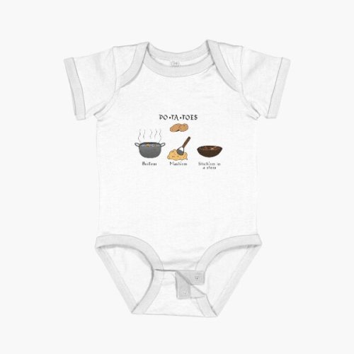 PO-TA-TOES Baby One-Piece