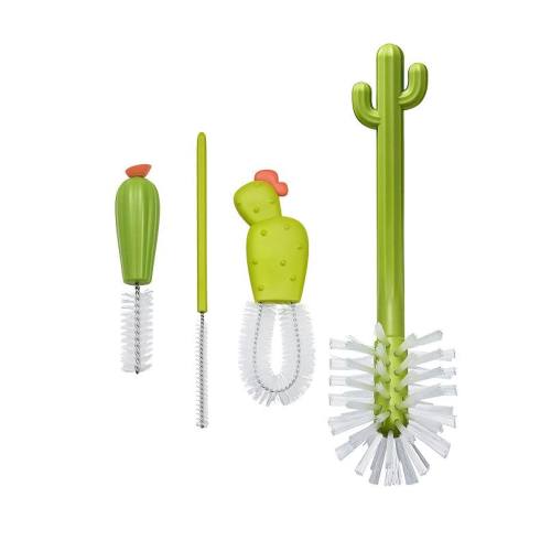 Boon 4-Piece Cacti Baby Bottle Brush Replacement Set