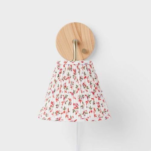 2pk Floral Shade Kids' Wall Sconces - Pillowfort™