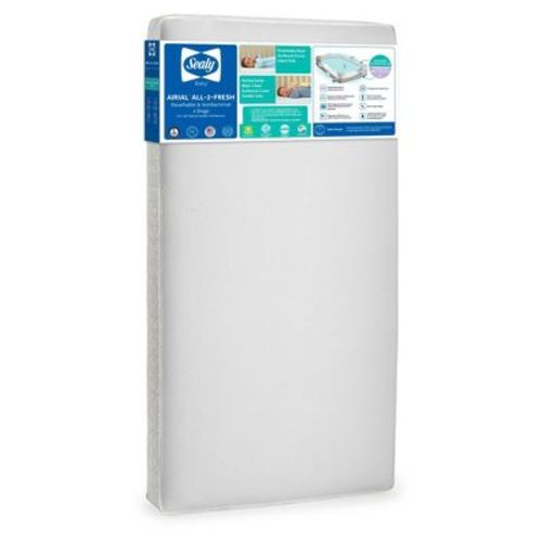 Sealy Airial Breathable 2-Stage Crib Mattress and Toddler Mattress
