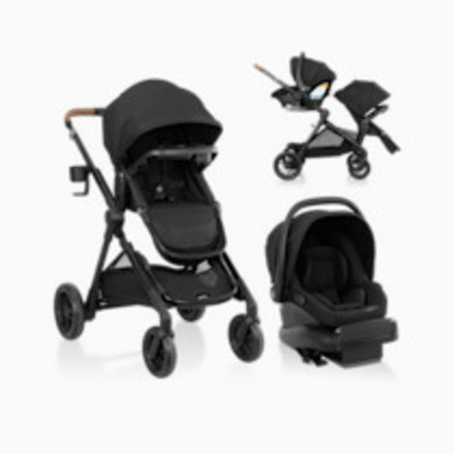 Evenflo Pivot Xpand NXT Travel System featuring LiteMax NXT Infant Car Seat - Coal Black